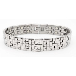 Magnetic Stainless Steel Link Bracelet