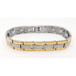 Magnetic Stainless Steel Link Bracelet