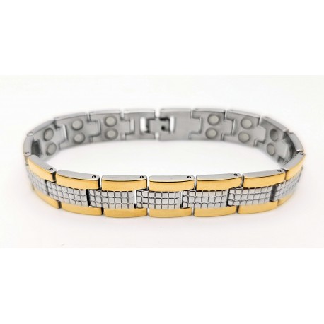 Magnetic Stainless Steel Link Bracelet