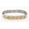 Magnetic Stainless Steel Link Bracelet