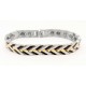 Stainless Steel Magnetic XOXO Heart Bracelet