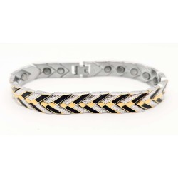 Magnetic Stainless Steel Link Bracelet