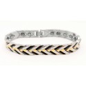 Magnetic Stainless Steel Link Bracelet