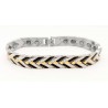 Stainless Steel Magnetic XOXO Heart Bracelet