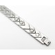 Stainless Steel Magnetic XOXO Heart Bracelet