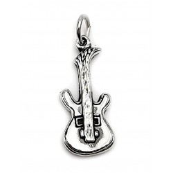 Sterling Silver Charm - Guitar Charm