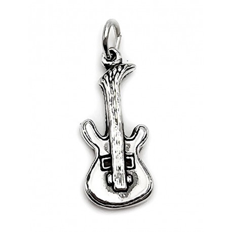 Sterling Silver Guitar Charm