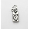 Sterling Silver Cell Phone Pendant with Chain