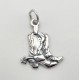 Sterling Silver Boots Pendant with Chain