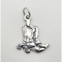 Sterling Silver Boots Charm