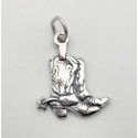Sterling Silver Boots Charm