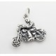 Sterling Silver Motorcyclist Pendant with Chain