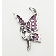 Sterling Silver & Enamel Fairy Pendant with Chain