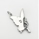 Sterling Silver & Enamel Fairy Pendant with Chain