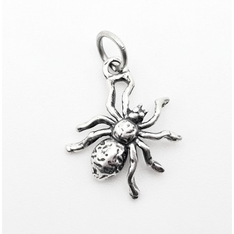 Sterling Silver Spider Pendant with Chain