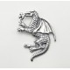 Sterling Silver Dragon Pendant