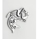Sterling Silver Dragon Pendant