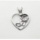 Sterling Silver Heart Pendant