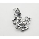 Sterling Silver 3D Leo Charm - Sterling Silver Zodiac Charm