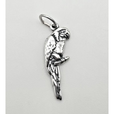 Sterling Silver Parrot Charm