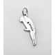 Sterling Silver Parrot Charm
