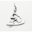 Sterling Silver Surfer Charm or Pendant