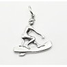 Sterling Silver Surfer Pendant