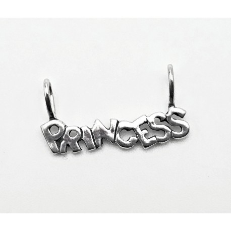 Sterling Silver Princess Pendant With Chain