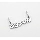 Sterling Silver Princess Pendant With Chain