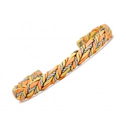 Sergio Lub Copper Cuff Bracelet - Quilt