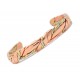 Sergio Lub Copper Cuff Bracelet - Copper Sage - Mirror Polish