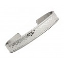 Sergio Lub Copper Cuff Bracelet - Hammered Silver