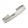 Sergio Lub Copper Cuff Bracelet - Hammered Silver