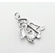Sterling Silver Cat Angel Charm or Pendant