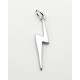 Sterling Silver Lightning Bolt Charm