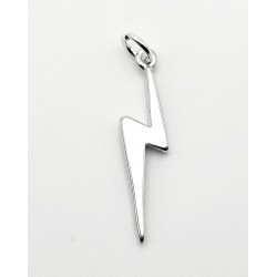 Sterling Silver Lightning Bolt Charm
