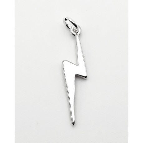 Sterling Silver Lightning Bolt Charm