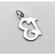 Sterling Silver Number 13 Charm