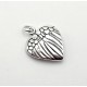 Sterling Silver Angel In Prayer Heart Charm