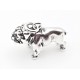 Sterling Silver 3D Bulldog Dog Charm