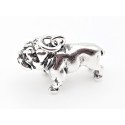 Sterling Silver 3D Bulldog Dog Charm