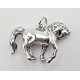 Sterling Silver 3D Horse Charm
