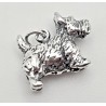 Sterling Silver 3D Scottish Terrier Dog Charm