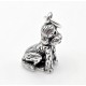 Sterling Silver 3D Golden Doodle Dog Charm