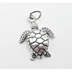 Sterling Silver Sea Turtle Charm