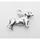 Sterling Silver 3D Dachshund Dog Charm