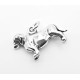 Sterling Silver 3D Dachshund Dog Charm