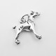 Sterling Silver 3D Doberman Dog Charm