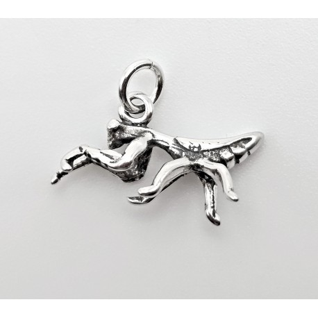 Sterling Silver 3D Praying Mantis Charm
