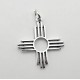 Sterling Silver Zia Symbol Charm